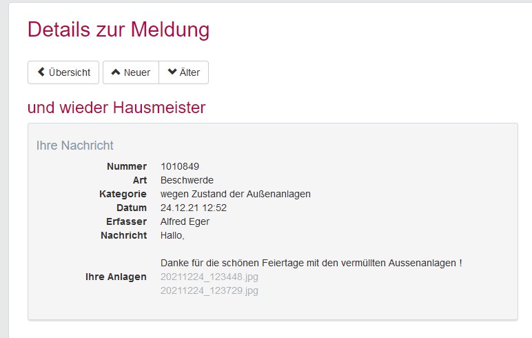 schöne vermüllte Feiertage
