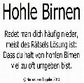 hohle birnen