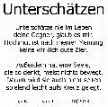 unterschätzen