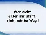 im weg stehen