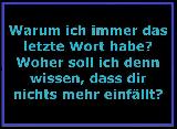 letzte worte